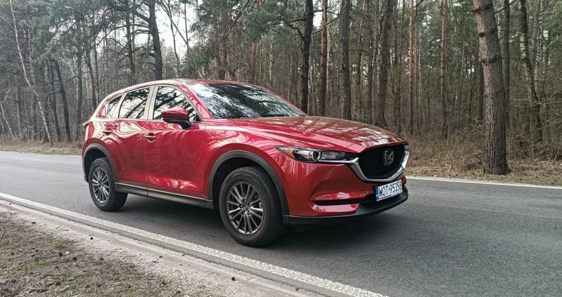 Mazda CX-5 cena 103800 przebieg: 46000, rok produkcji 2021 z Pilawa małe 154